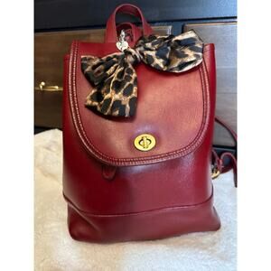 Coach Vintage City Backpack in Red – Beautifully Restored